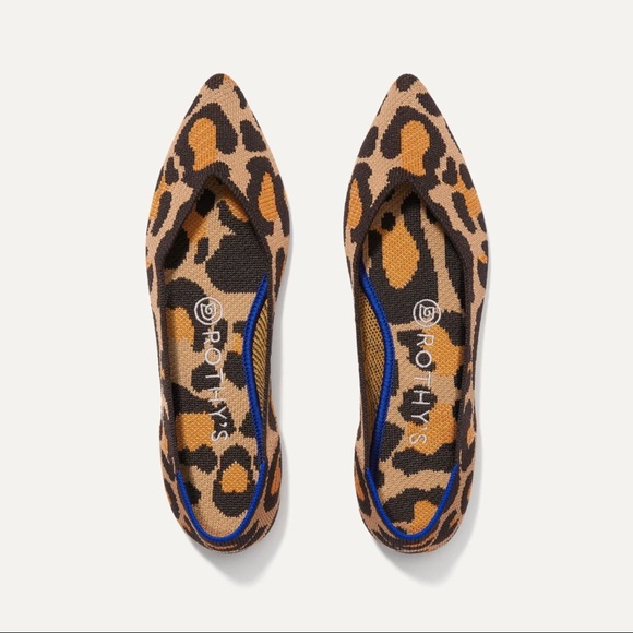 Rothy's Shoes - Rothy’s NWOT Leopard Pointed Toe Flats - 6.5